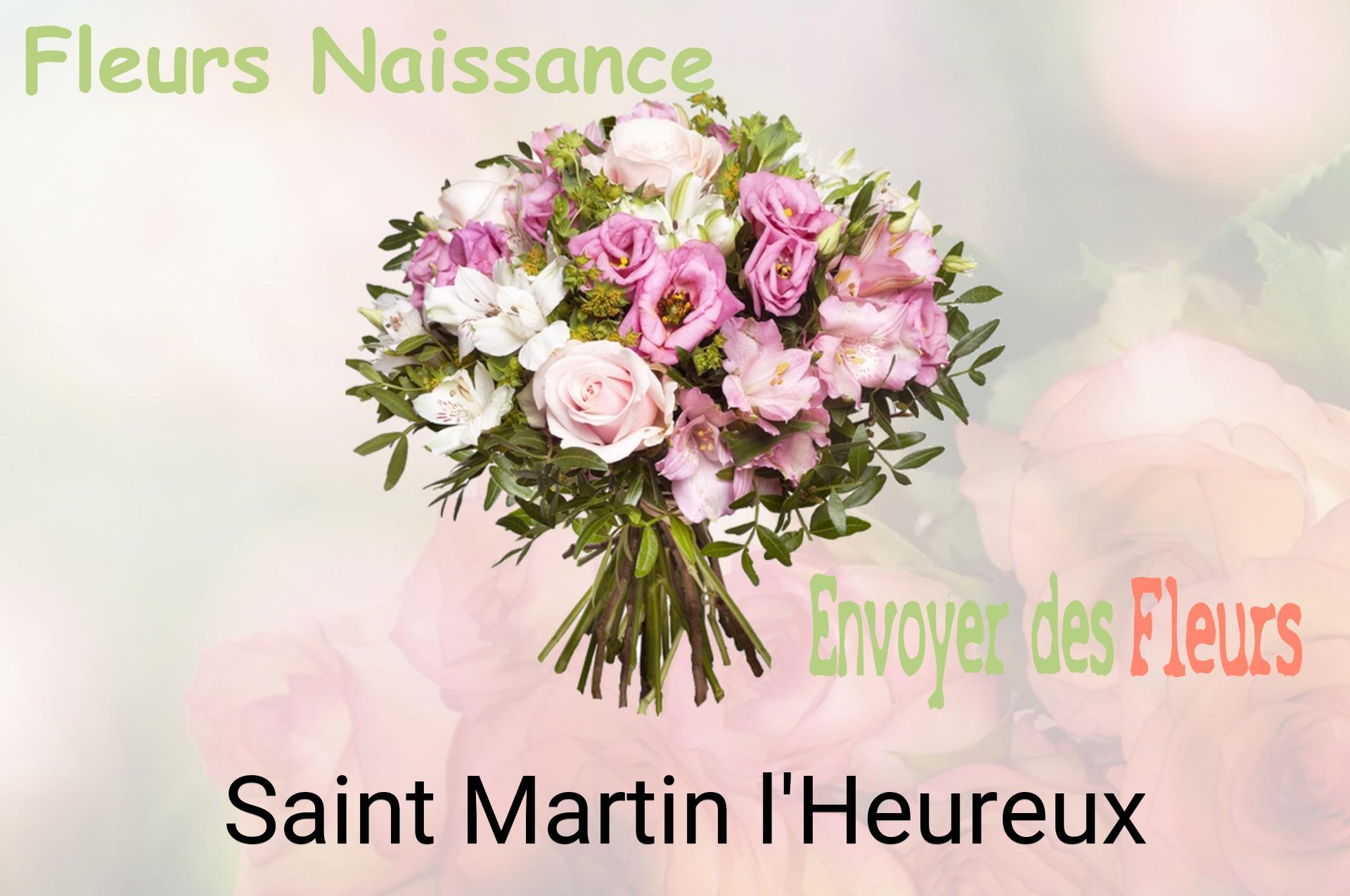 Bouquet de fleurs de naissance livré à Saint-Martin-l'Heureux